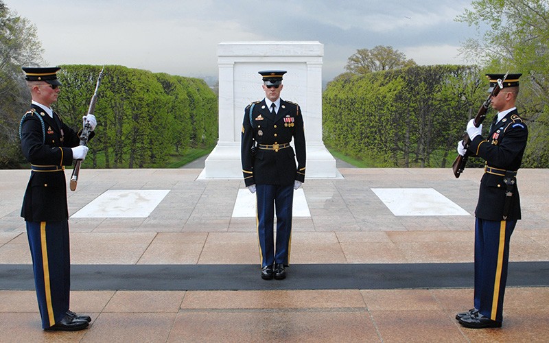 Tomb of the Unknown Soldier in Washington D.C.
