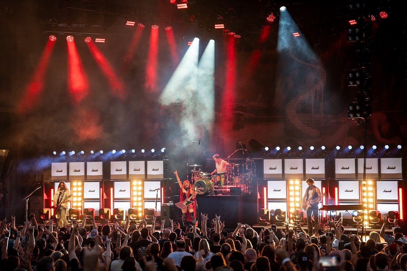 Halestorm at frist Bank Amphitheater Franklin, TN
